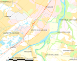 Map commune FR insee code 31433